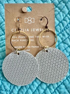CECELIA JEWELRY Leather Earrings